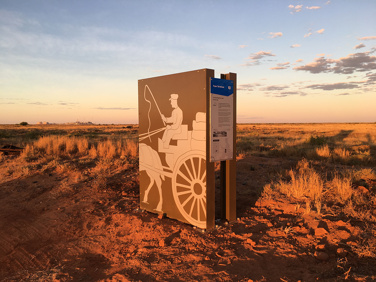 Creative Spaces - Projects - Old Onslow Signage - Pilbara Region WA