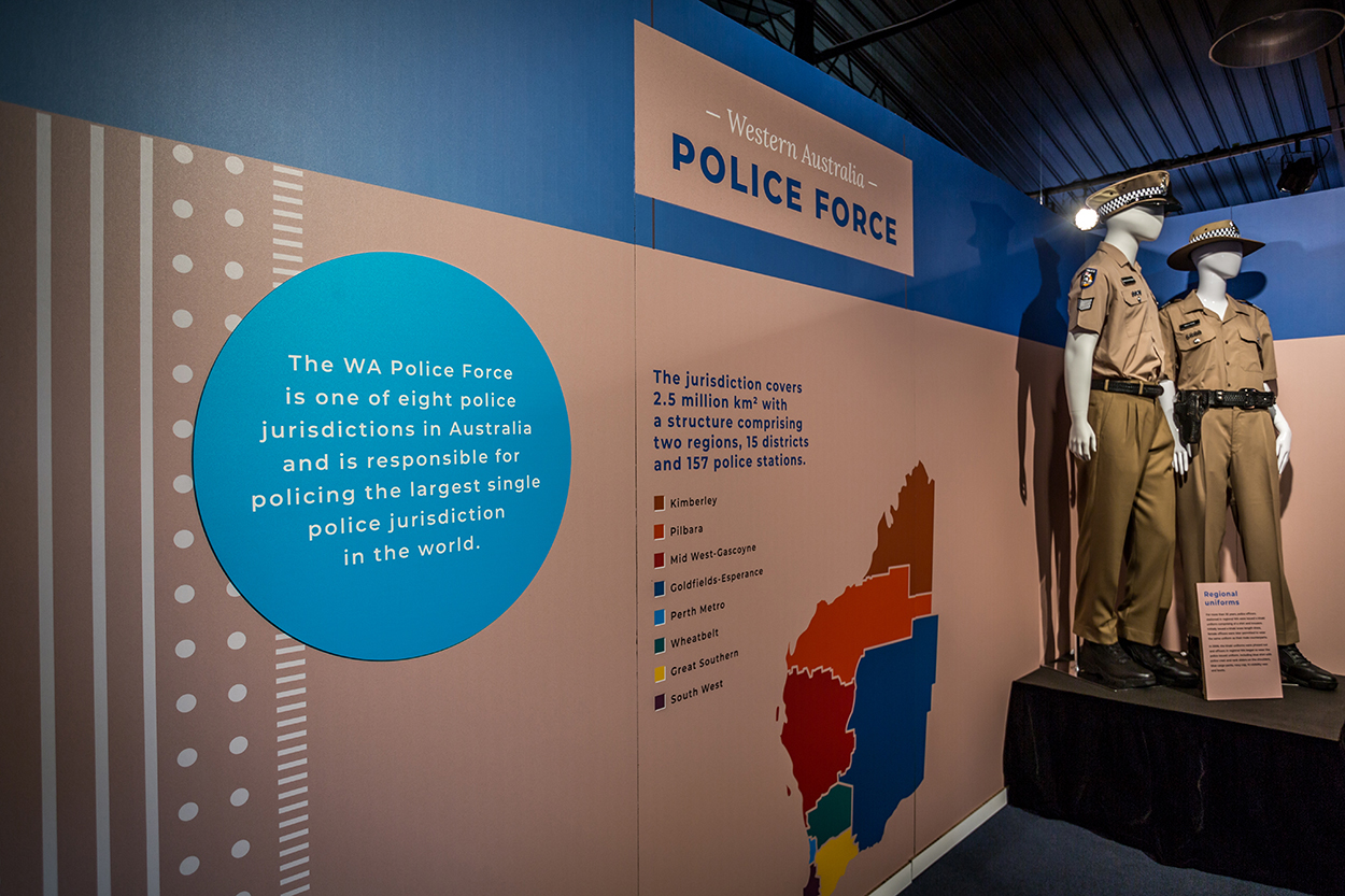 Creative Spaces - Projects - WA Police Pavilion 2018 - Exhibition Design - Perth
