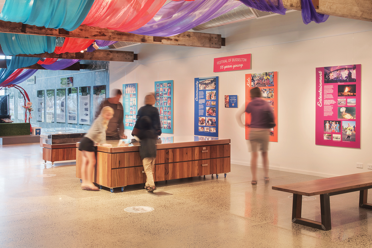 Creative Spaces - Projects - Railway House - Exhibition Design - Busselton WA