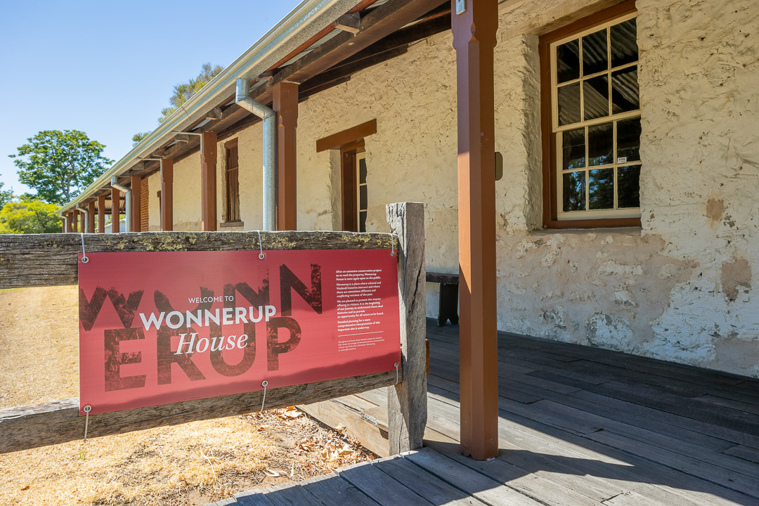 Creative Spaces - Projects - Reimagining Wonnerup House - Entry Sign