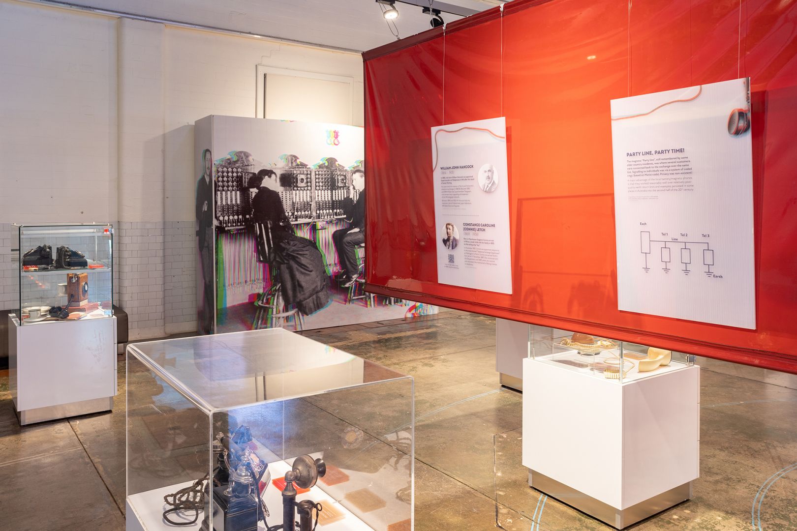 Creative Spaces - Projects - Number Please! - Wireless Hill Museum - Exhibition Design
